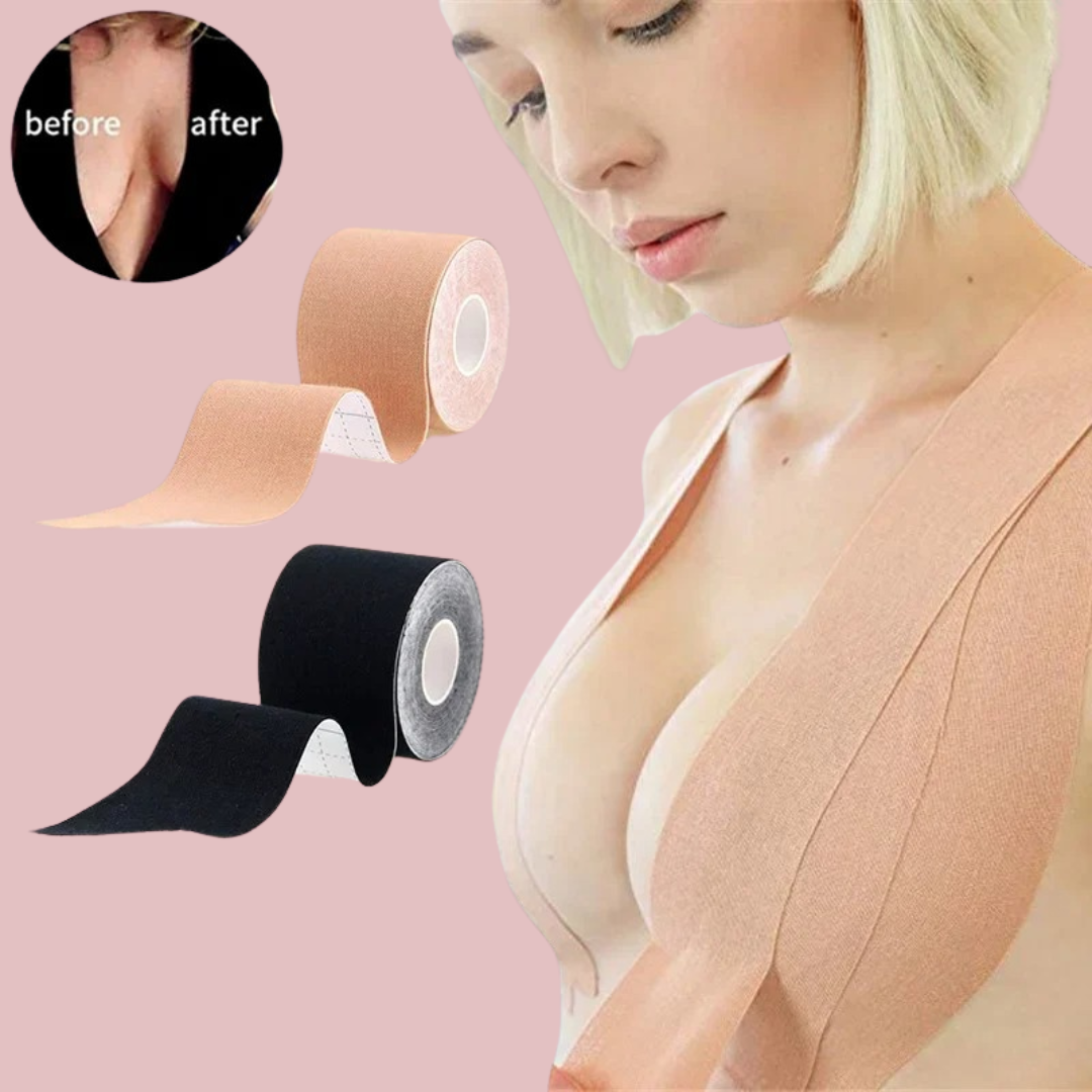 Invisible adhesive bra sticker